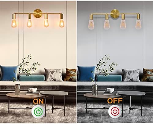 4 Lights Track Lighting Fixtures Ceiling Flush Mount