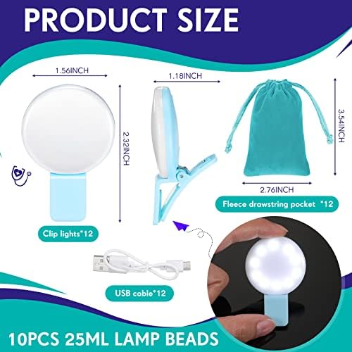 Nurse Clip Lights Rechargeable Handheld Nursing Flashlights for Nurses
