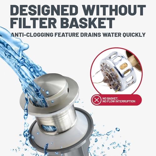 Stainless Steel Pop Up Drain Stopper