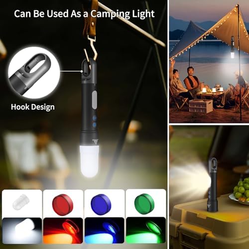 MOLAER Rechargeable LED Tactical flashlight Small compact and high-luminosity