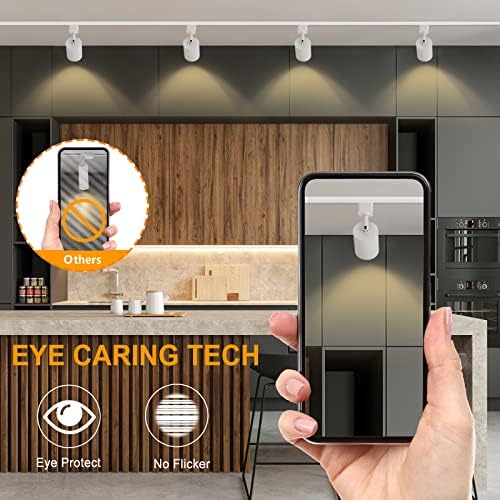 VANoopee 12-Light LED Track Lighting KitModern Durable Energy-Efficient