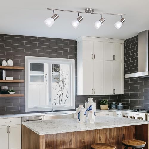Laite Lumens Brushed Steel Ceiling Light