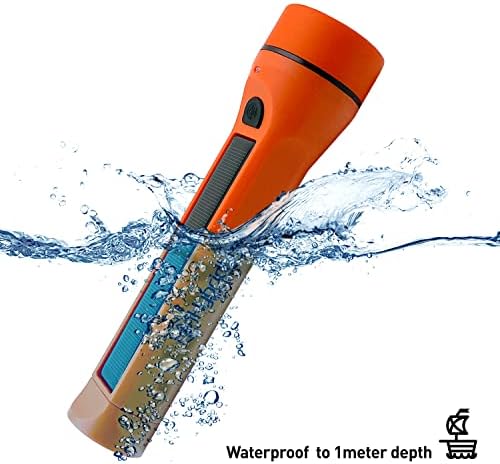 HYBRIDLIGHT Journey 1000 Solar LED Flashlight Orange