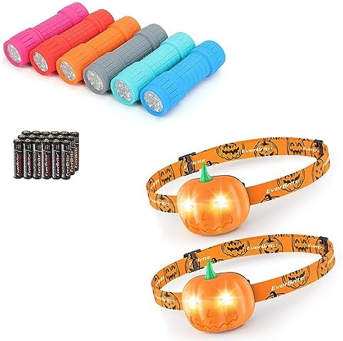 Halloween Decision lighter 9-LED Handheld torch 2 compact headlamps