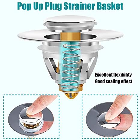 Quick-Install Sink Stopper for US Standard Bathroom Sinks