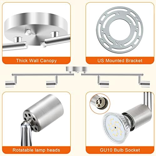 HURYEE Foldable LED Ceiling Light Kit