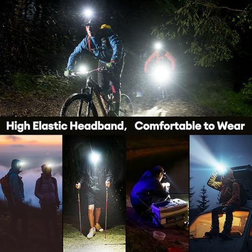 Adjustable LED Headlamp with Motion Sensing