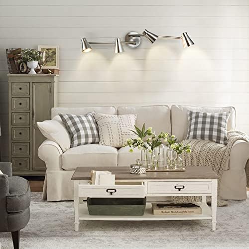 DLLT 4-Light LED Track Lighting Kit with Brushed Nickel Finish