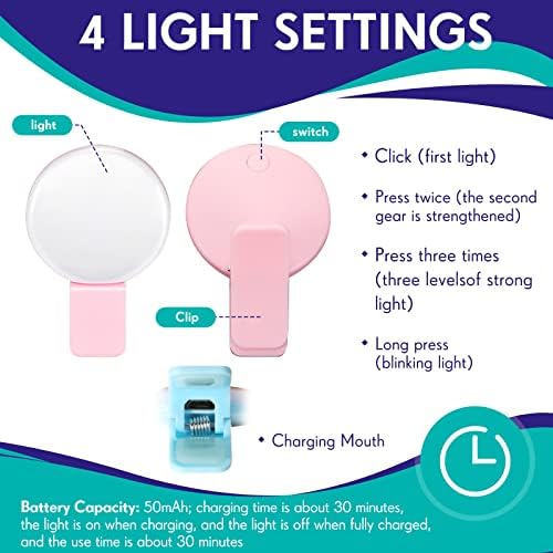 Nurse Clip Lights Rechargeable Handheld Nursing Flashlights for Nurses