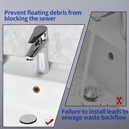 3pcs Brass Sink Overflow Trim Ring Drain Cover