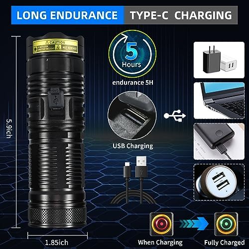 DARKBEAM High-Lumen Tactical Flashlight
