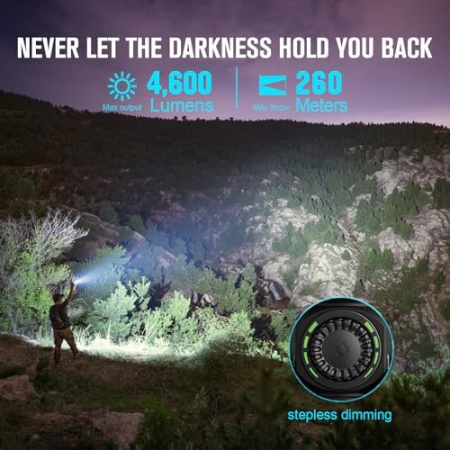 Bright Durable Flashlight Bundle with Capabilities up to 1100 Lumens