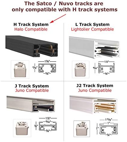 6 Track Lighting Kit White Collection 124 Track White Kit