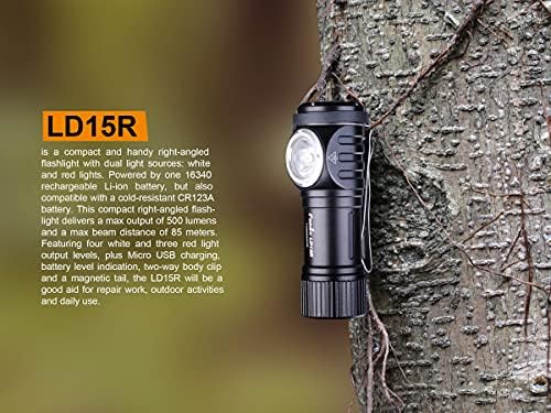 Fenix 500 Lumen Rechargeable Flashlight