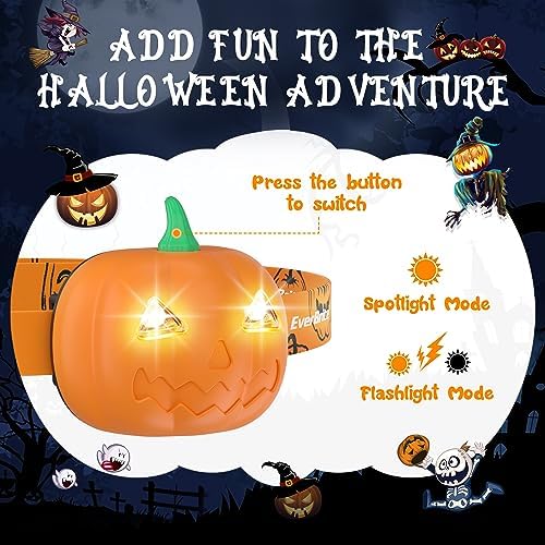 Halloween Decision lighter 9-LED Handheld torch 2 compact headlamps