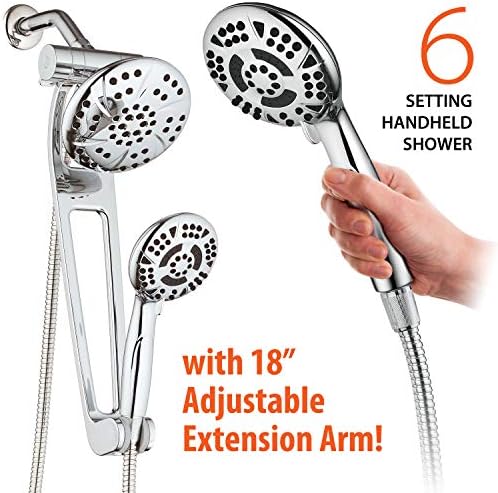 AquaDance Chrome AQUABAR High-Pressure 3-Way Spa Combo