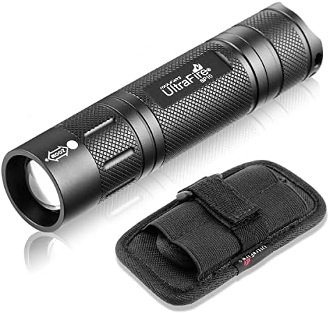 ULTRAFIRE Premium Tactical LED Flashlight with Holster Bright Compact and Durable