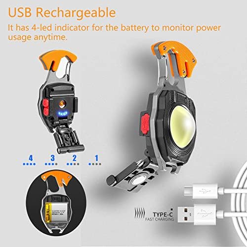 Sturdy Emergency Flashlight Keychain