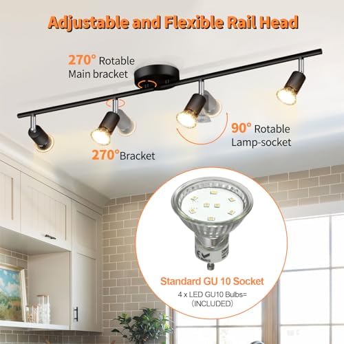 Modern LED Track Lighting Kit for Home Use