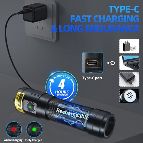 DARKDAWN Mini UV Flashlight for Pest Detection