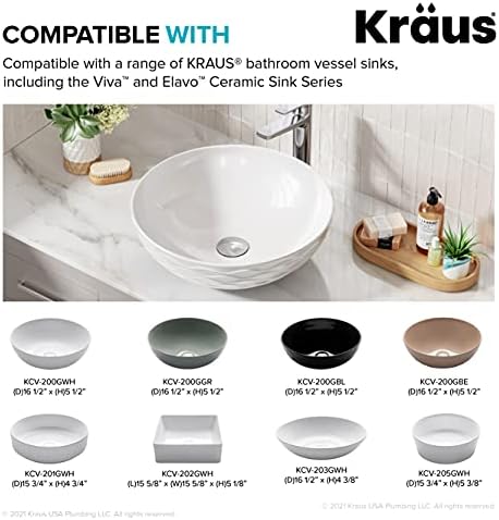 Kraus Chrome Sink Drain Assembly