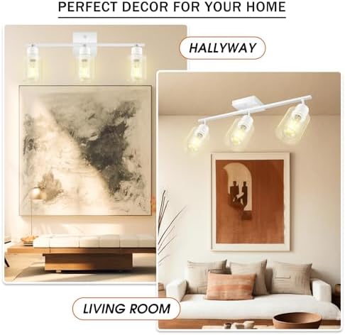 3-Light Track Lighting Kit for Kitchen Living Room