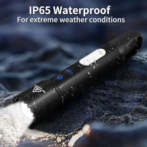 MOLAER Rechargeable LED Tactical flashlight Small compact and high-luminosity