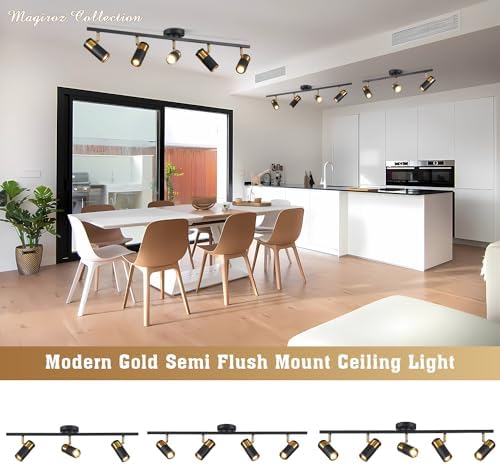 Modern 3-Light Adjustable Black Track Lighting Kit for Home Use