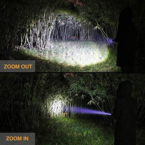 EverBrite Ultra Bright Tactical Flashlight Rechargeable Headlamp - 1000FT Light Distance