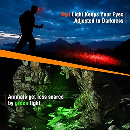 6-Piece Flashlight Set with Rechargeable Headlamp