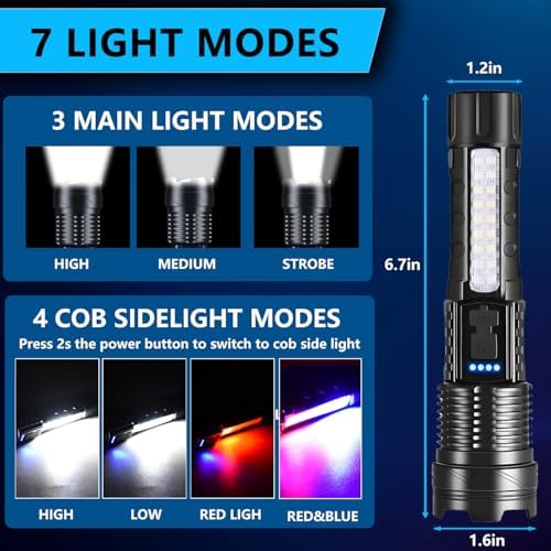 990K Rechargeable LED Flashlight