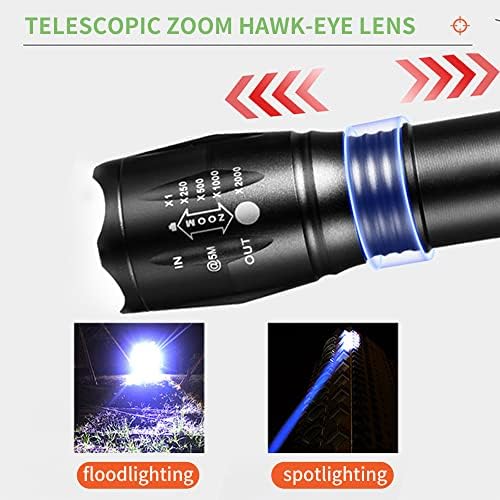 Rechargeable Black Light Flashlight UV Scorpion Bed Bug Finder