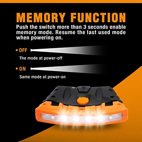 EverBrite 2-Pack Rechargeable Hat Flashlight