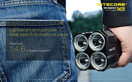 Nitecore TM28 6000 Lumen Rechargeable Handheld Flashlight
