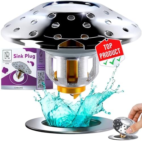 Effortlessly Clog-Free Sink and Bathtub Drain Stopper