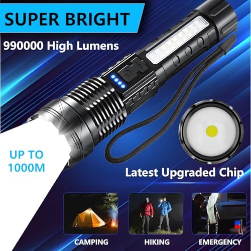 990K Rechargeable LED Flashlight