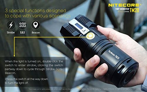 Nitecore TM28 6000 Lumen Rechargeable Handheld Flashlight