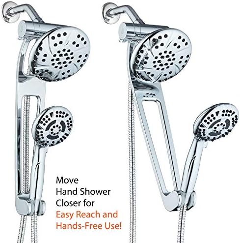 AquaDance Chrome AQUABAR High-Pressure 3-Way Spa Combo