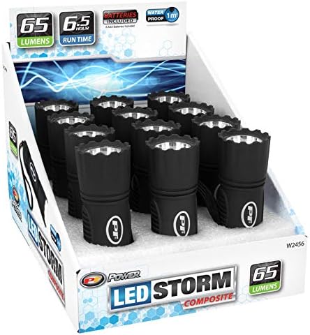 Performance Tool W2456 Storm 65lm Black Flashlight 1