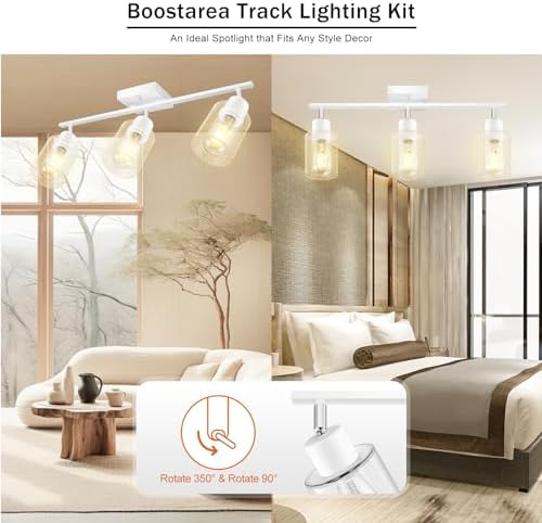 3-Light Track Lighting Kit for Kitchen Living Room