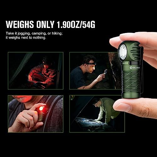 OLIGHT Arkfeld Pro EDC Flashlight with Perun 2 Mini Headlamp