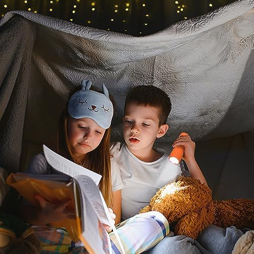 6-Piece Flashlight Set with Rechargeable Headlamp