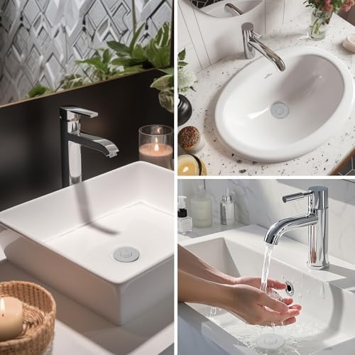 Hibbent 3-in-1 Sink Drain Strainer