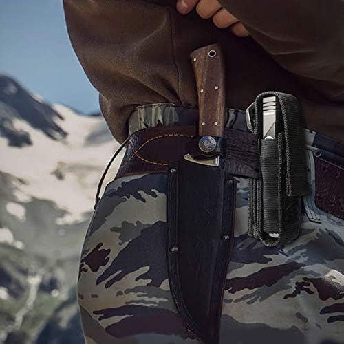 NICRON N7 Holster for Flashlight Headband Adjustable Clip Case