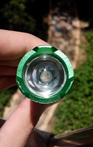 Scalable Green LED Flashlight Torch with 3 Modes for Night Detection