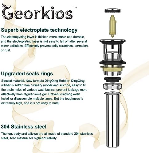Durable 304 Stainless Sink Drain