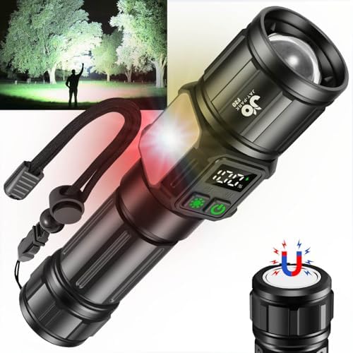 Finger-Grip Handheld Rechargeable Flashlight with 1000000 Lumens