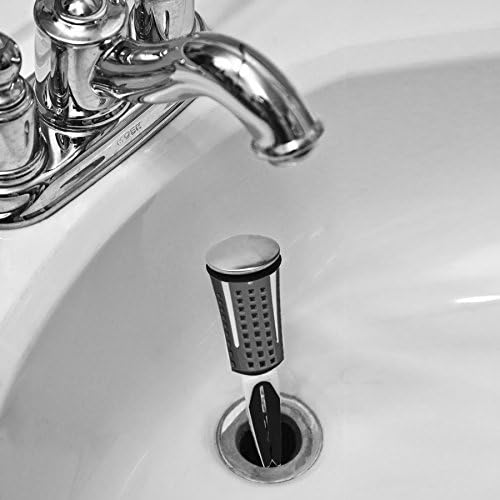 PF WaterWorks SinkSTRAIN Universal Never Clog Hair Catcher Pop-Up Stopper 1
