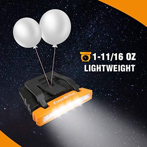 EverBrite 2-Pack Rechargeable Hat Flashlight